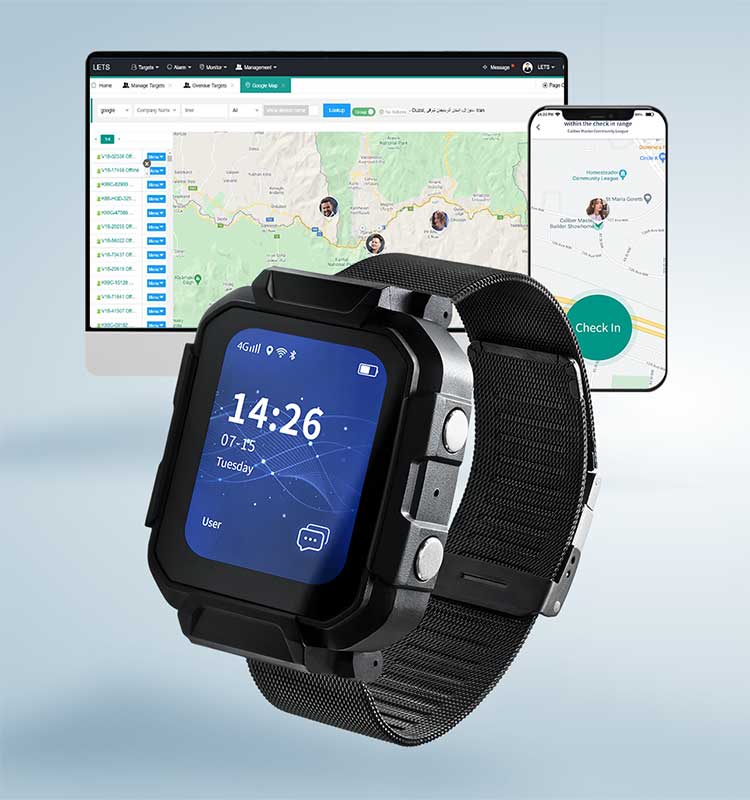 Robuste wasserdichte Smartwatch